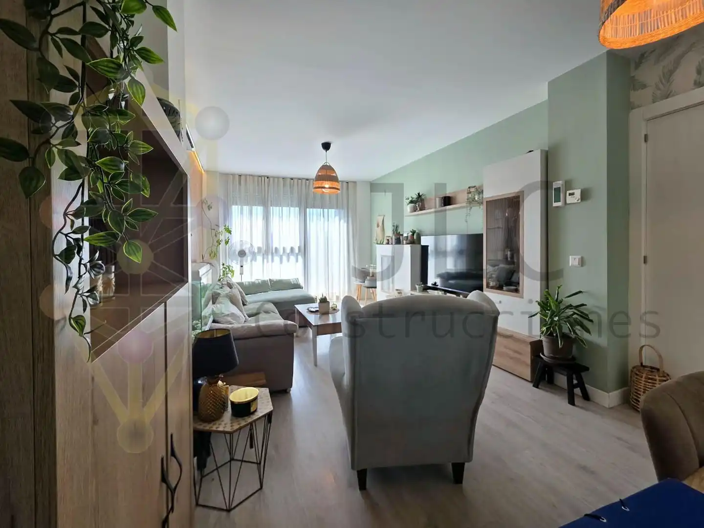 Living room of Flat for sale in Alovera  with Air Conditioner, Heating and Parquet flooring