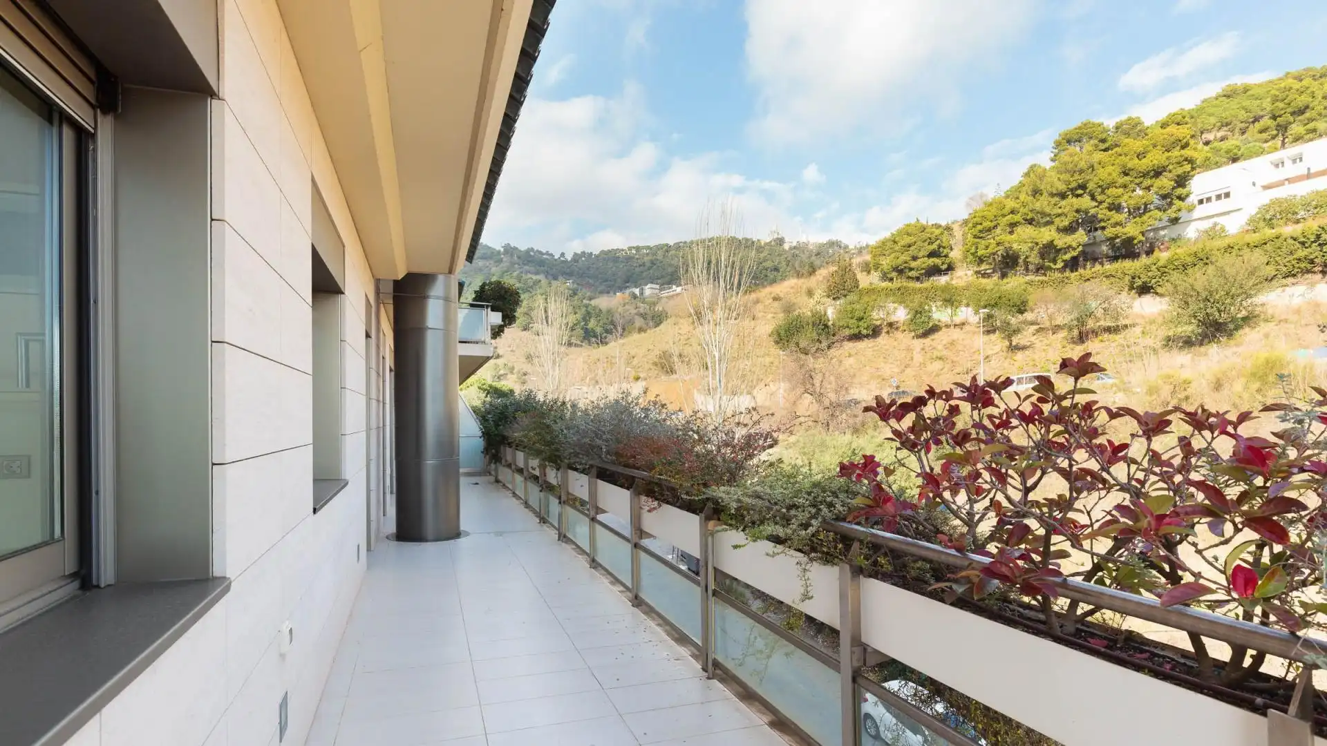 Terrace of Flat for rent in Barcelona  with Private garden, Parquet flooring and Terrace