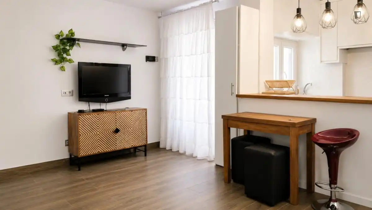 Sala de estar de Apartamento de alquiler en Albacete con Amueblado, Horno y Lavadora