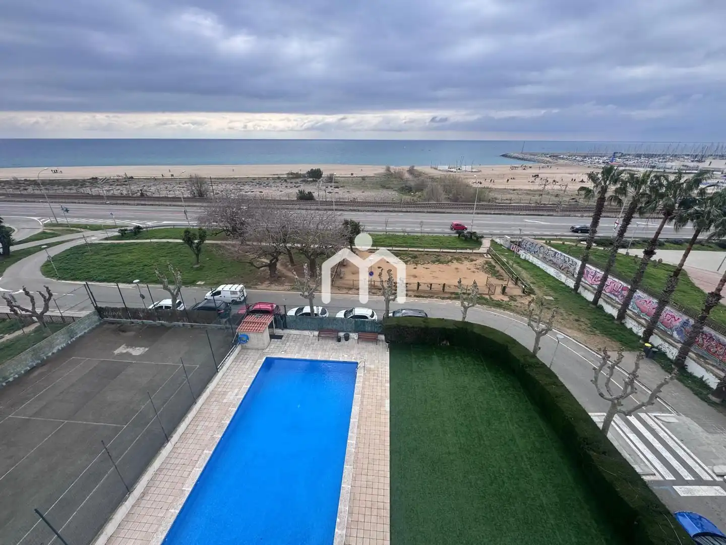Parking de Piso en venta en Premià de Mar con Calefacción, Jardín privado y Terraza