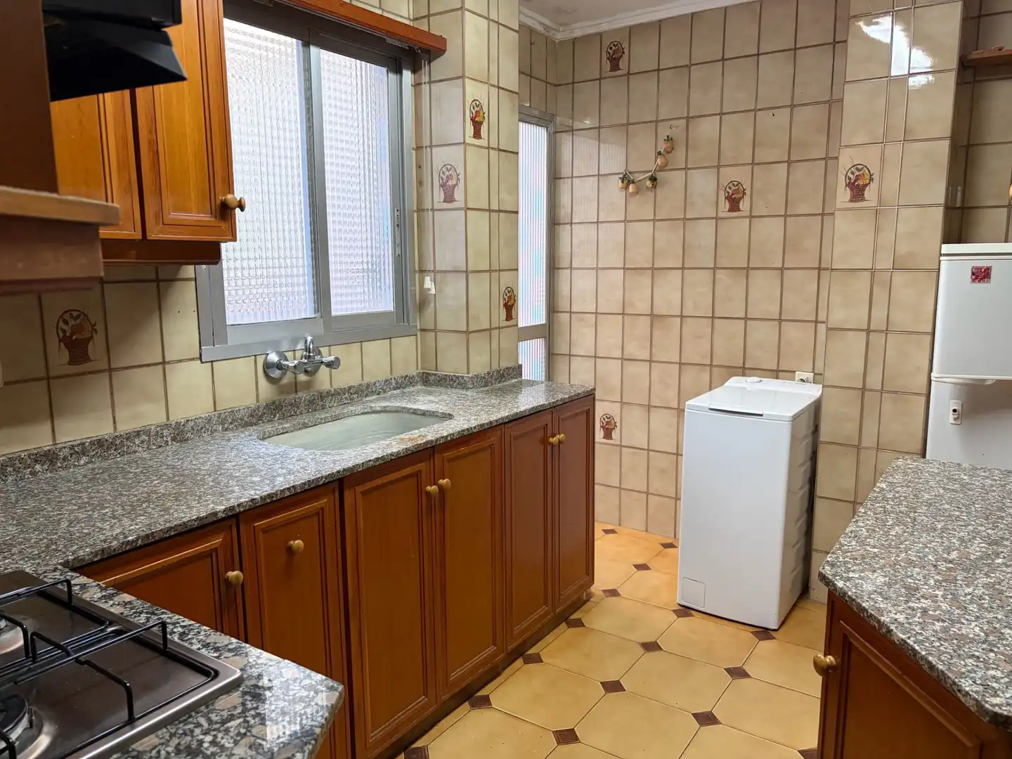 Küche von Wohnung zum Verkauf in Valencia mit Klimaanlage, Möbliert und Ofen