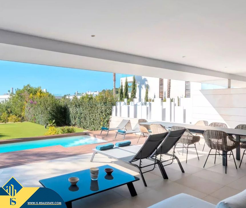 Terrace of Flat for sale in Santa Eulària des Riu  with Terrace, Swimming Pool and Furnished