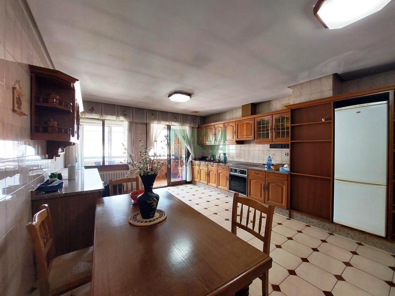 Kitchen of Flat for sale in Ourense Capital   with Heating, Parquet flooring and Storage room