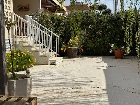 Terrace of Flat for sale in Vilanova i la Geltrú  with Air Conditioner, Swimming Pool and Balcony