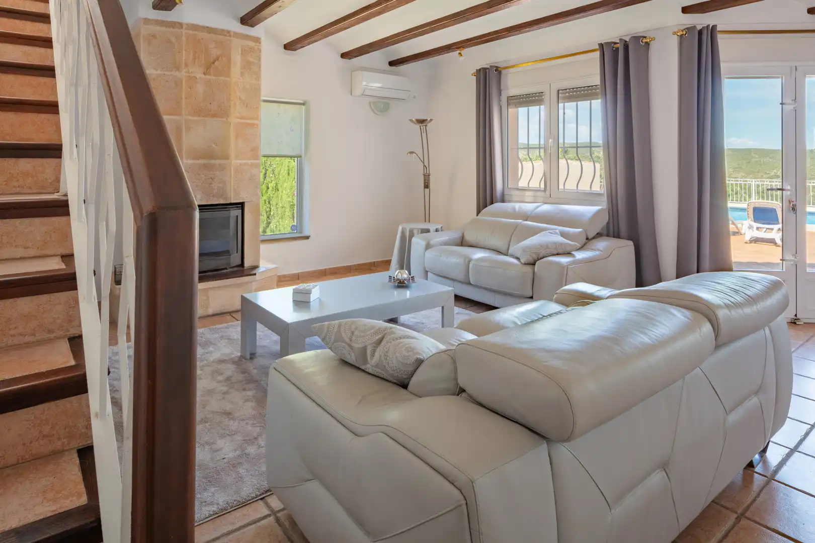 Living room of Houses for sale in Jávea / Xàbia  with Air Conditioner, Private garden and Terrace