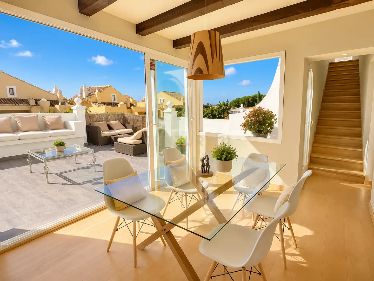 Terraza de Dúplex en venta en Marbella con Aire acondicionado, Jardín privado y Trastero