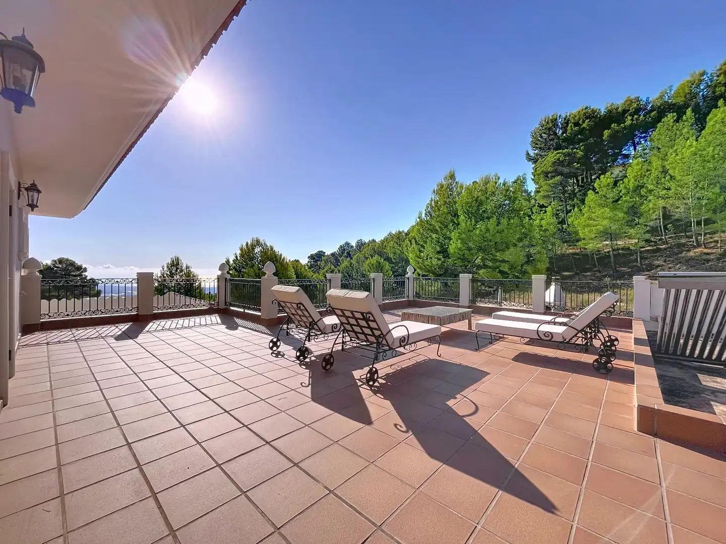 Terraza de Casa o chalet en venta en La Nucia con Jardín privado, Terraza y Piscina