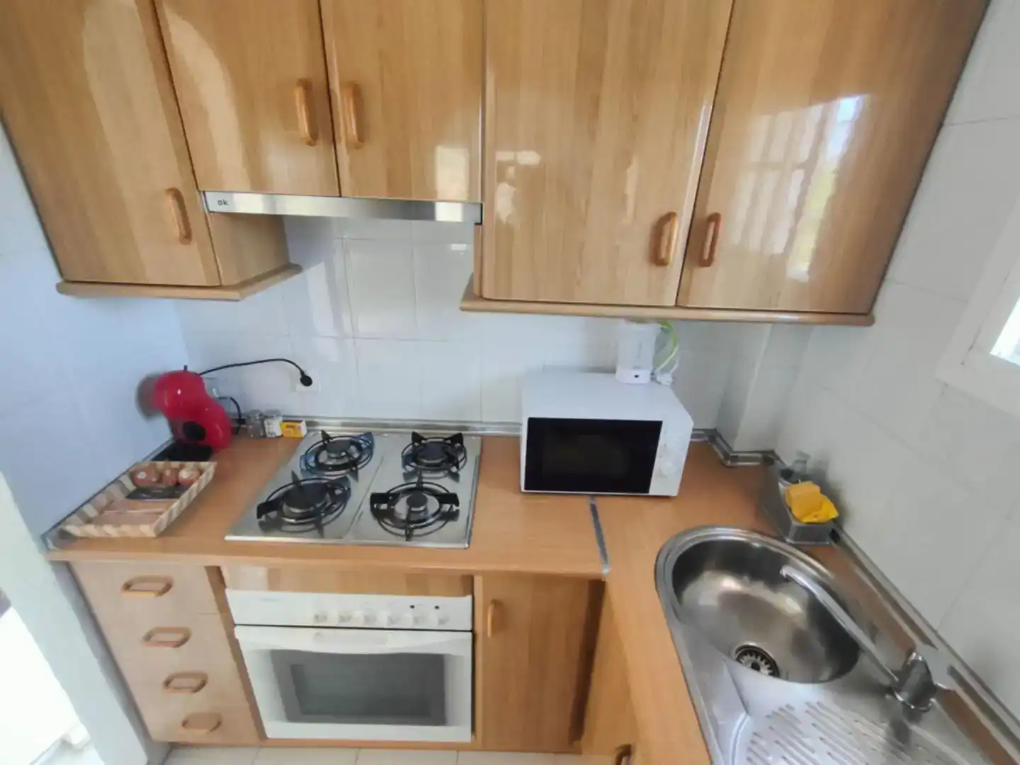 Kitchen of Flat for rent in El Faro de Calaburra - Chaparral