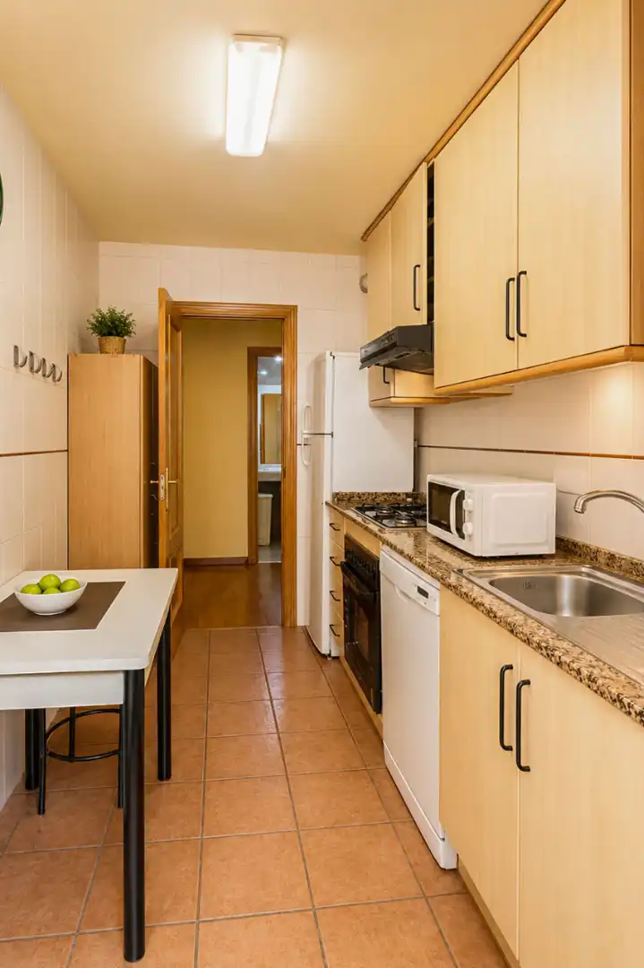 Cocina de Apartamento en venta en Vielha e Mijaran con Calefacción, Parquet y Amueblado