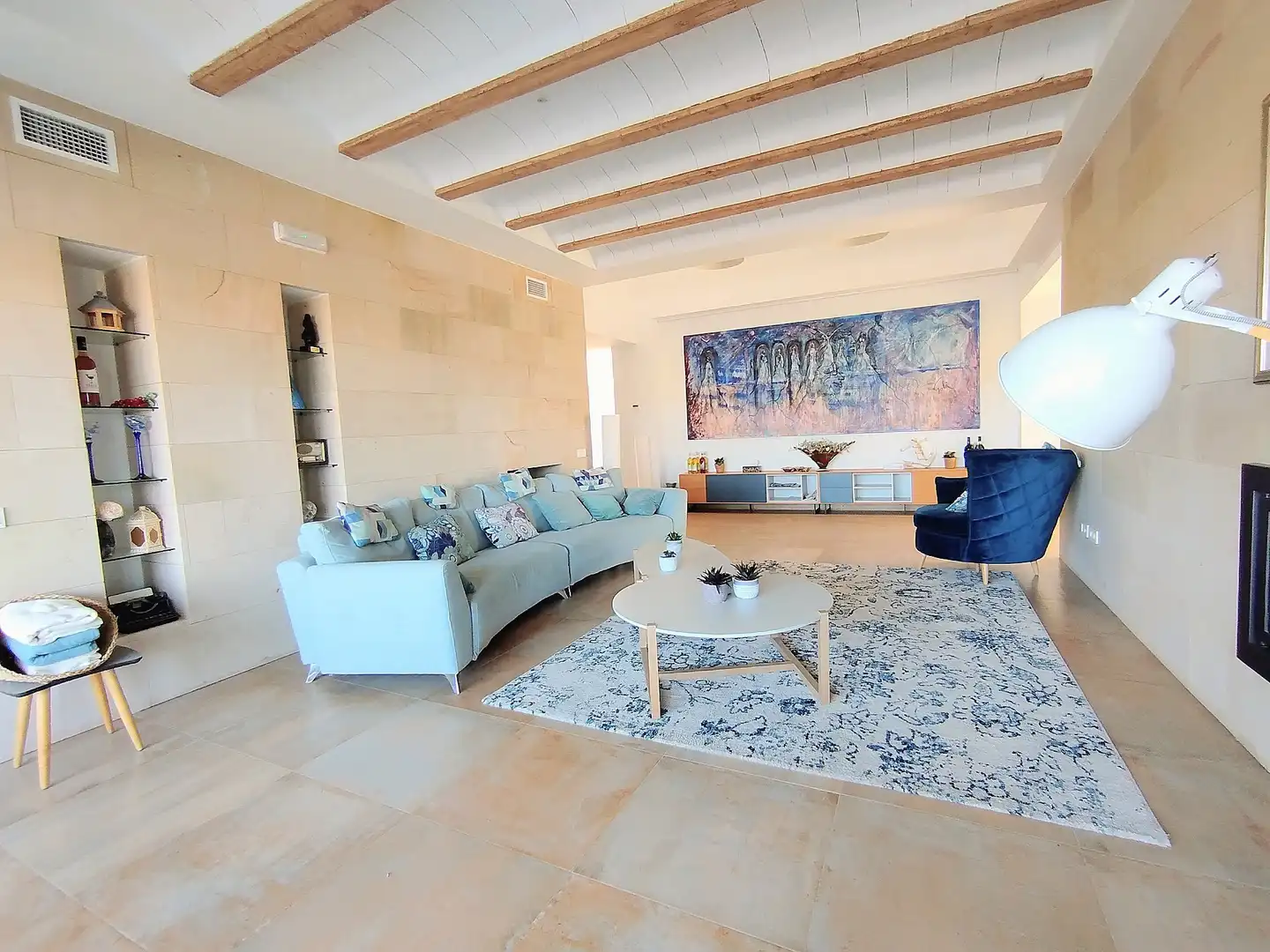 Sala d'estar de Finca rústica en venda en Yecla amb Aire condicionat i Terrassa