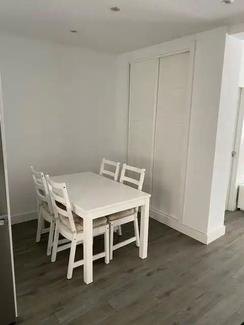 Dining room of Flat for rent in Madrid  with Air Conditioner, Heating and Furnished