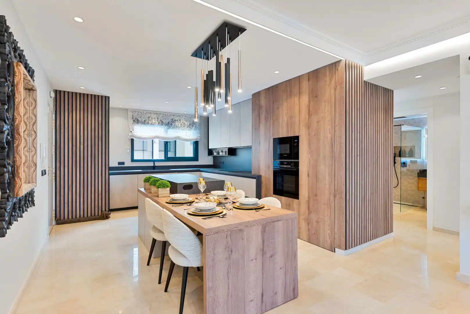Kitchen of Attic for sale in Marbella  with Air Conditioner, Terrace and Furnished