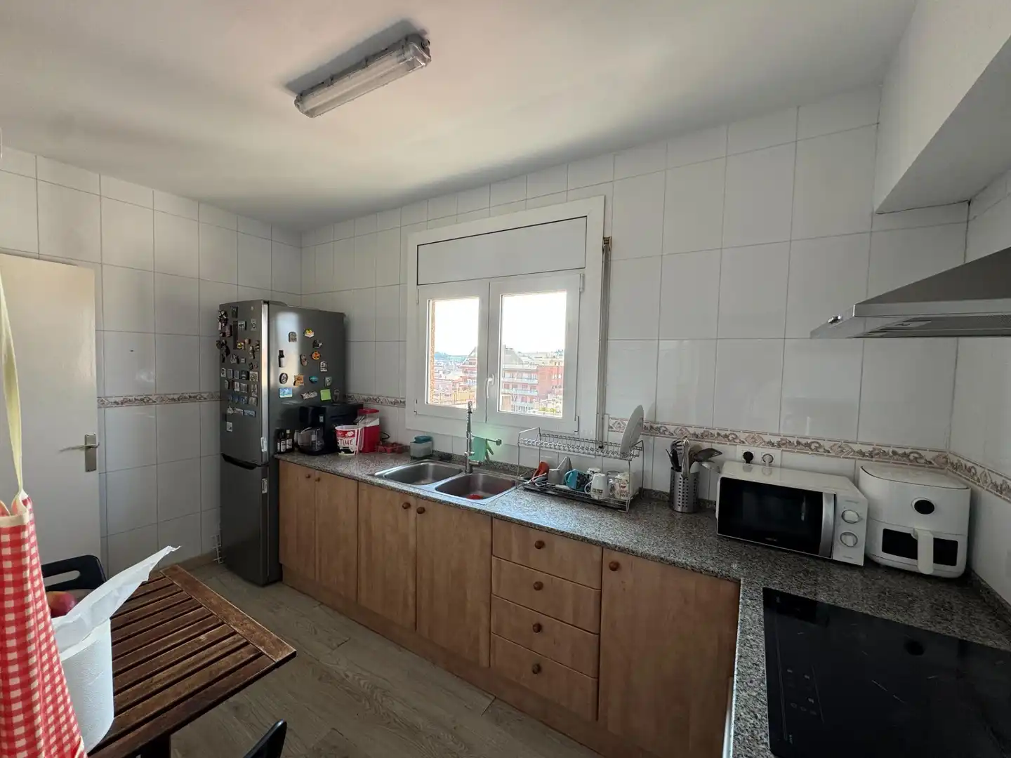 Küche von Wohnung zum Verkauf in Granollers mit Parkett, Terrasse und Abstellraum