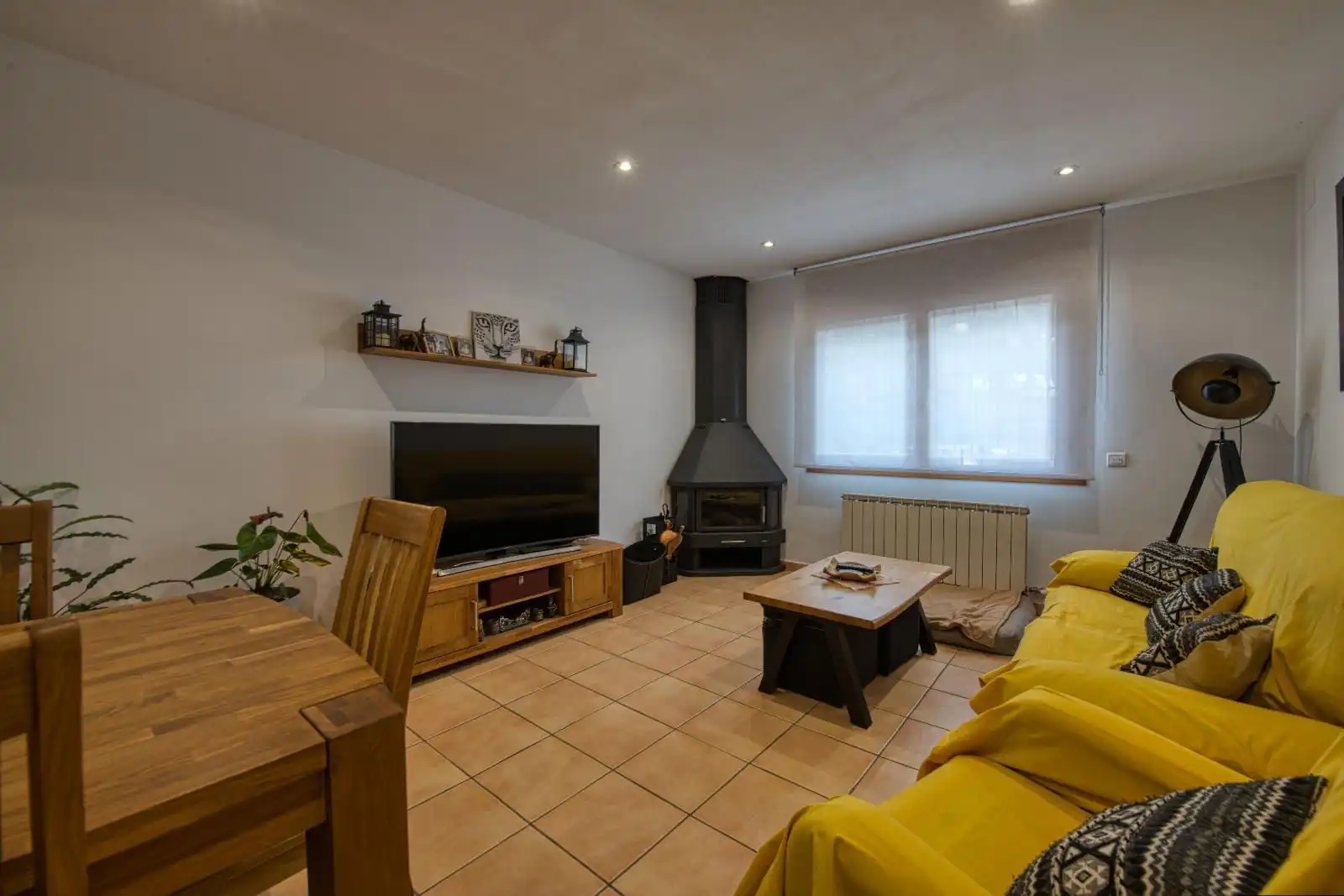 Sala de estar de Casa adosada en venta en Palafrugell con Calefacción