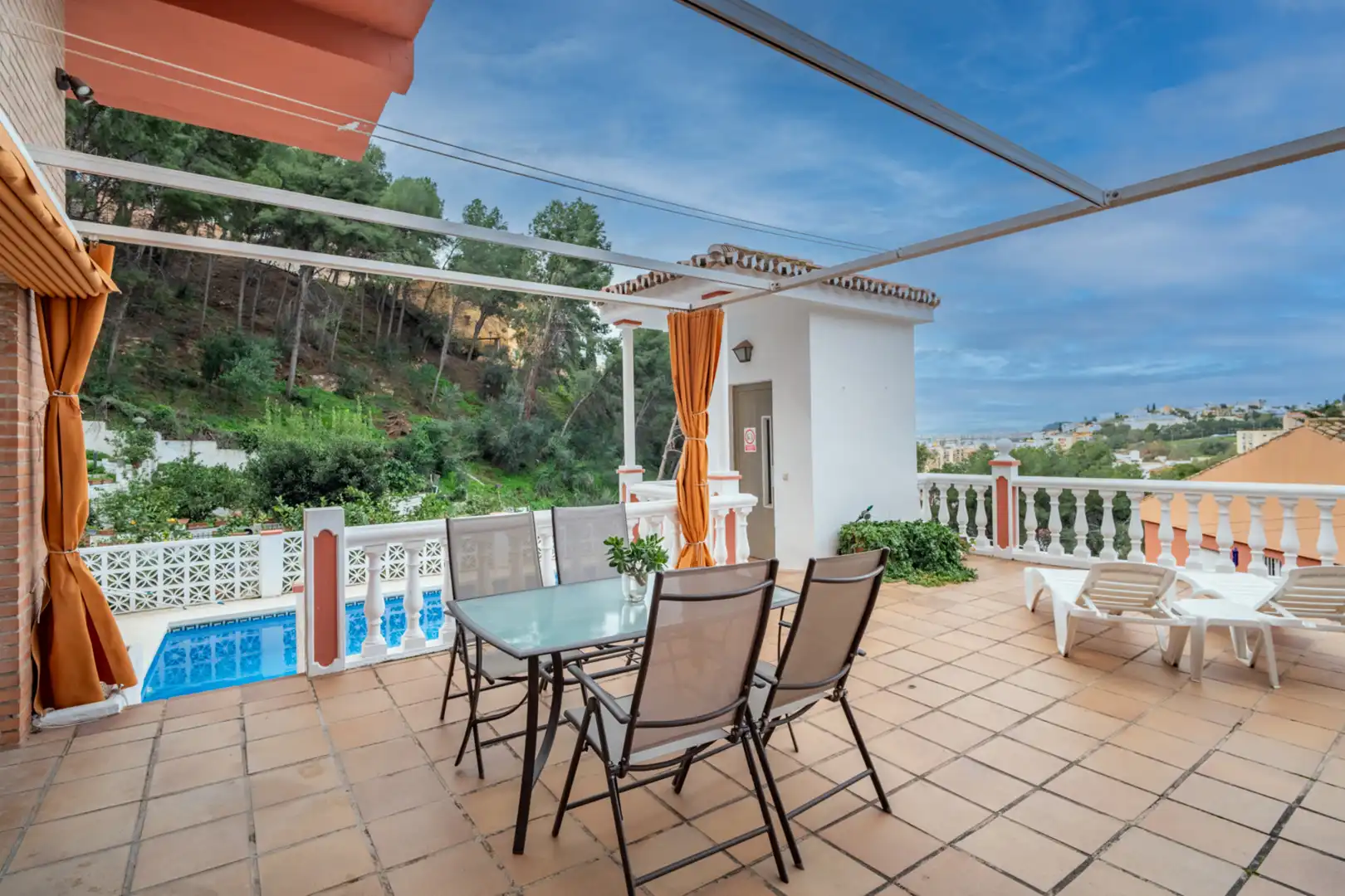 Terrace of Houses for sale in Málaga  with Air Conditioner, Heating and Private garden