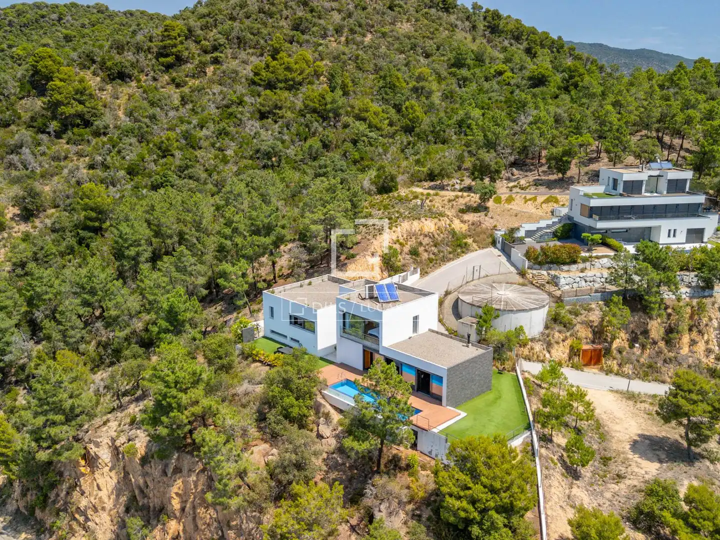 Außenansicht von Haus oder Chalet zum Verkauf in Lloret de Mar mit Klimaanlage, Privatgarten und Terrasse