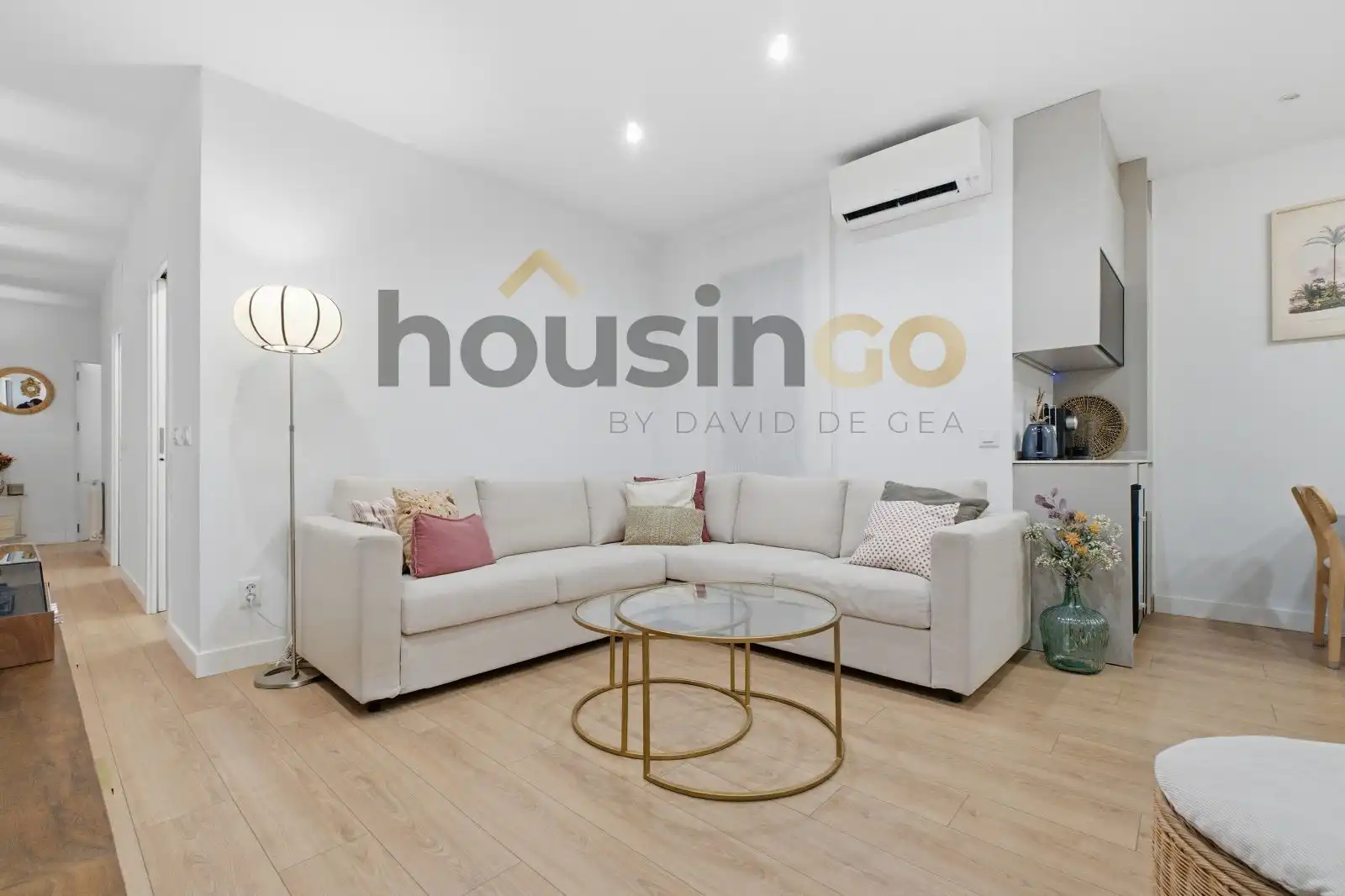Sala de estar de Piso en venta en Madrid con Aire acondicionado, Calefacción y Amueblado