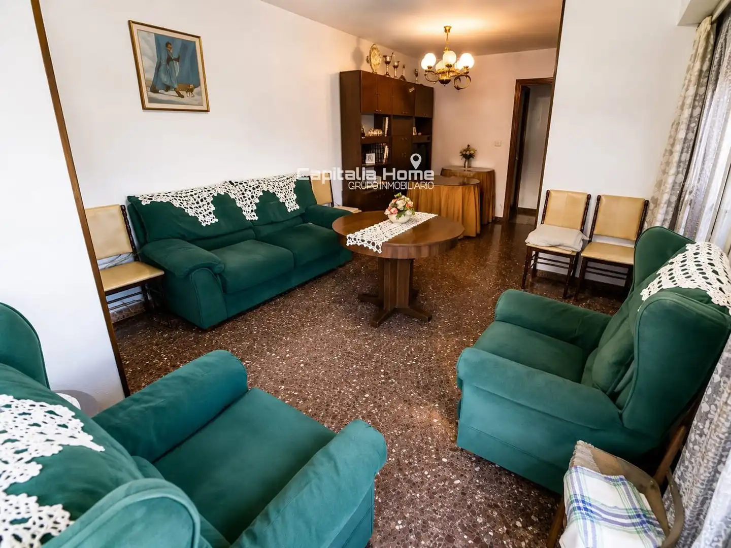 Living room of Flat for sale in Alcoy / Alcoi  with Heating, Terrace and Storage room
