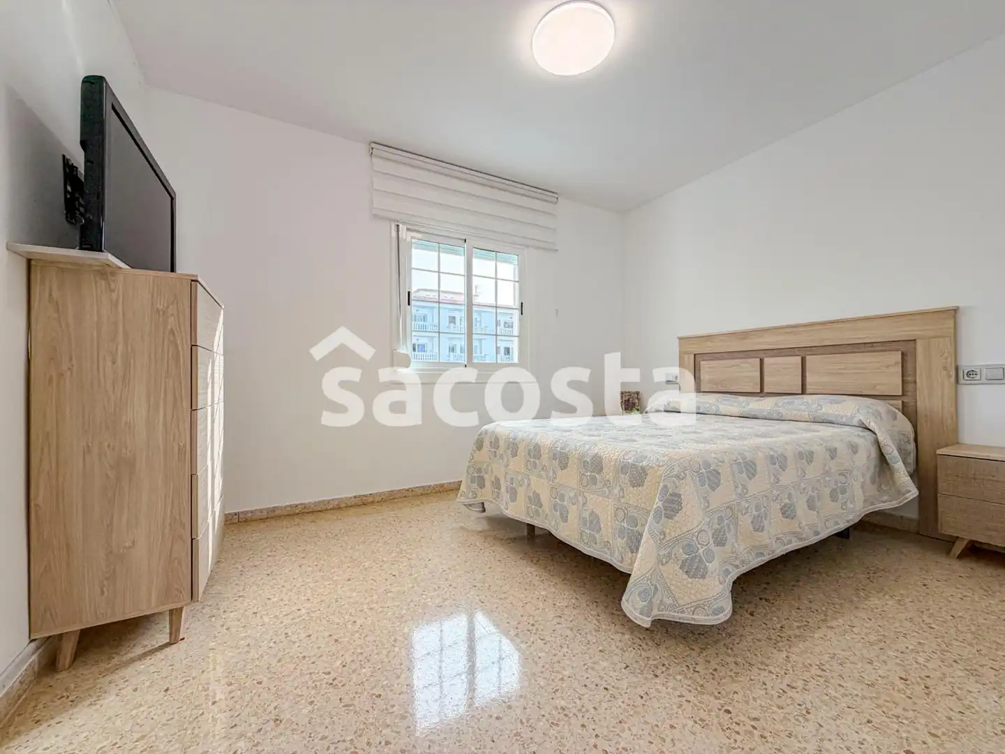 Schlafzimmer von Wohnung zum Verkauf in Blanes mit Klimaanlage, Heizung und Terrasse