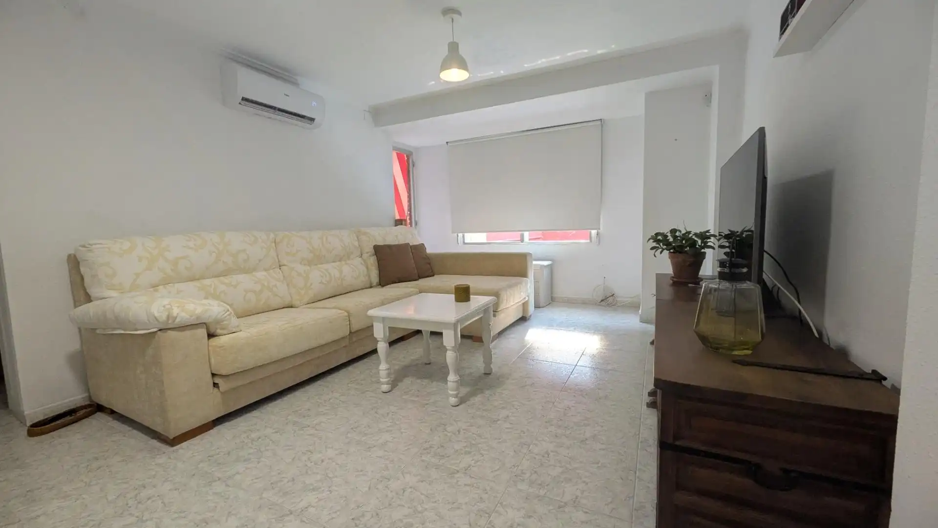 Living room of Flat for rent in Valencia  with Air Conditioner
