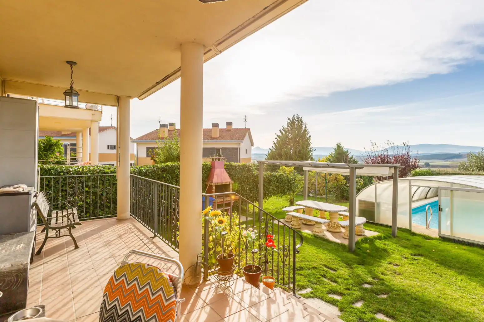 Jardí de Casa o xalet en venda en Berrioplano / Berriobeiti amb Calefacció, Jardí privat i Parquet