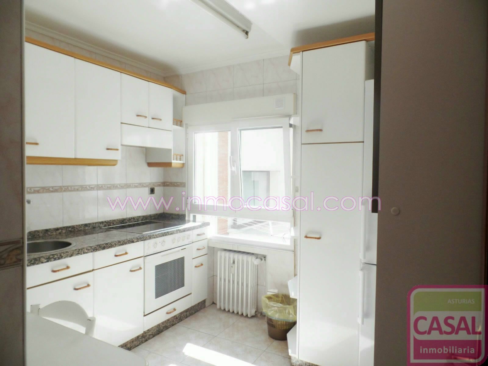 Cocina de Piso de alquiler en Oviedo  con Calefacción y Amueblado