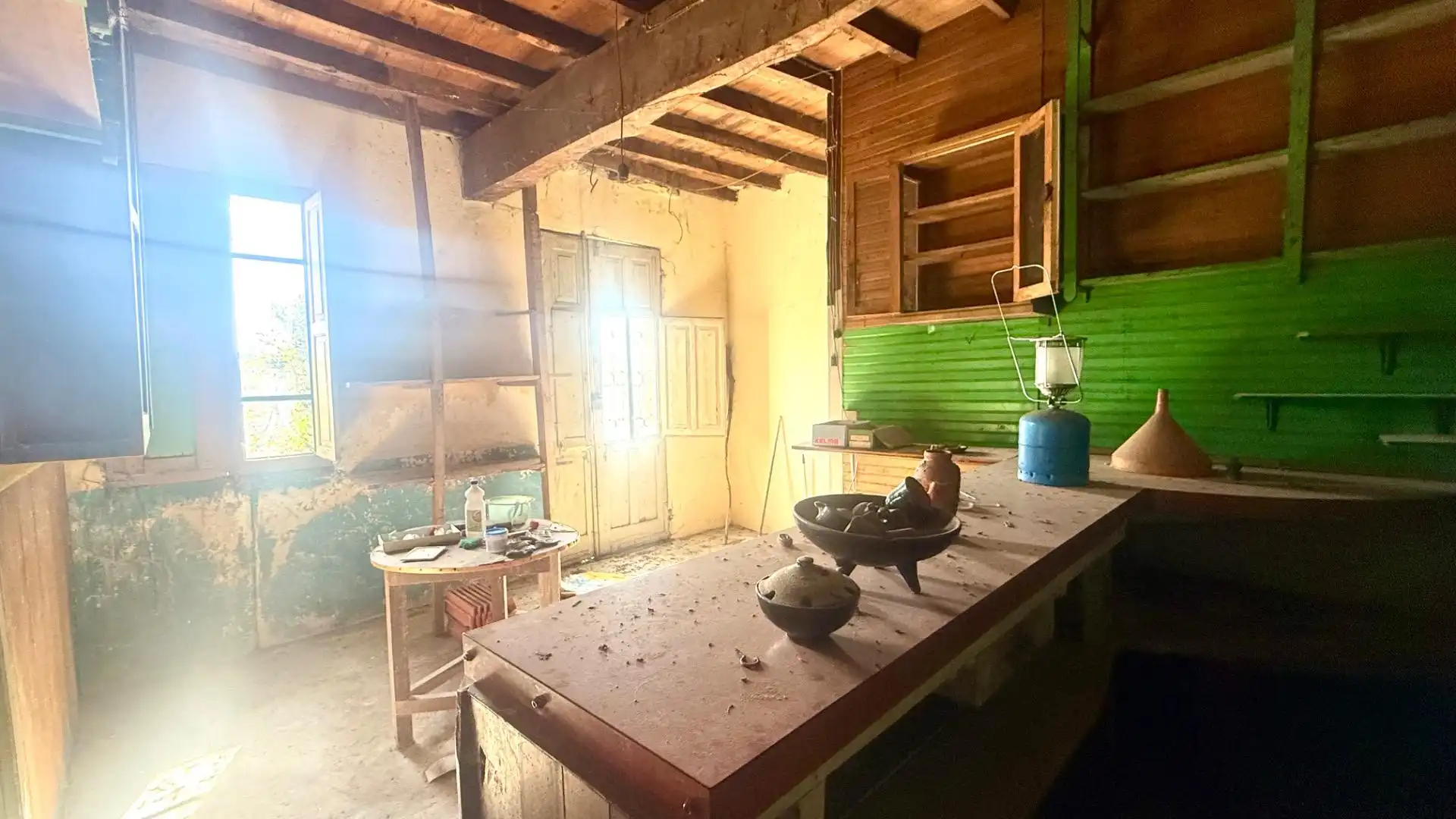 Cocina de Casa o chalet en venta en Piñor con Jardín privado, Terraza y Amueblado