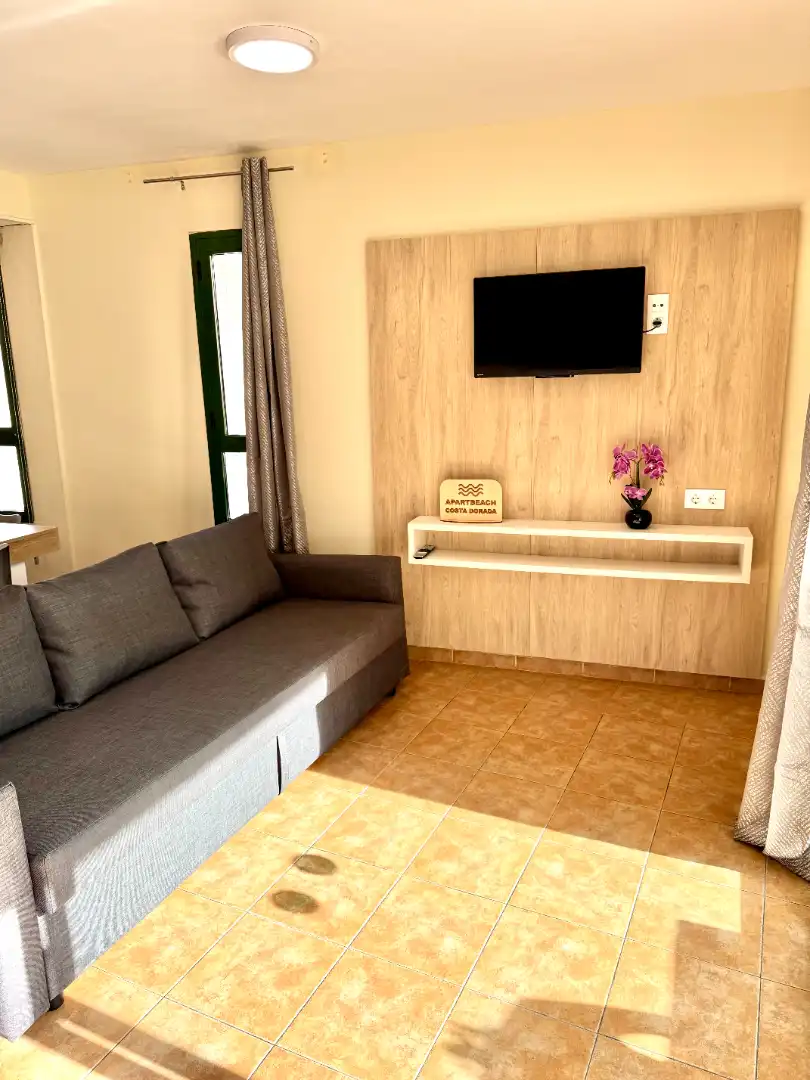Sala de estar de Apartamento de alquiler en Salou con Terraza, Amueblado y Horno