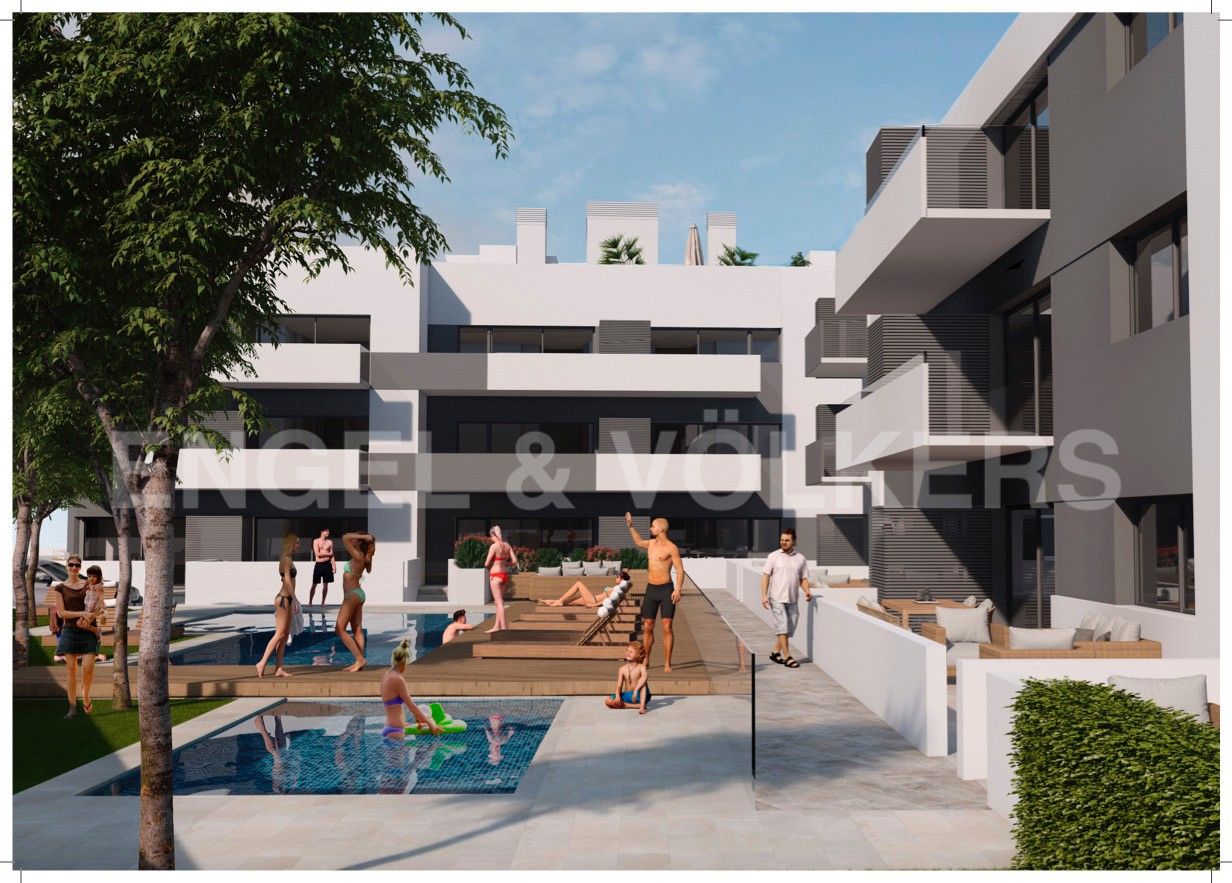 Exterior view of Apartment for sale in Cubelles  with Air Conditioner, Heating and Terrace