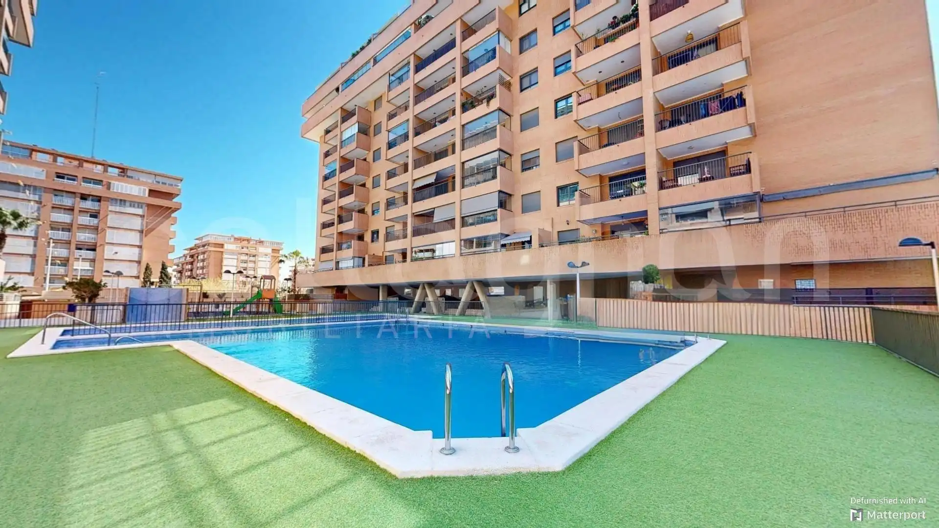 Piscina de Ático en venta en Alboraya con Aire acondicionado, Jardín privado y Terraza