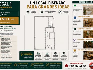 Local comercial en venda a Colindres - CALLE MENENDEZ PELAYO - LOS GRANADOS VII 22C