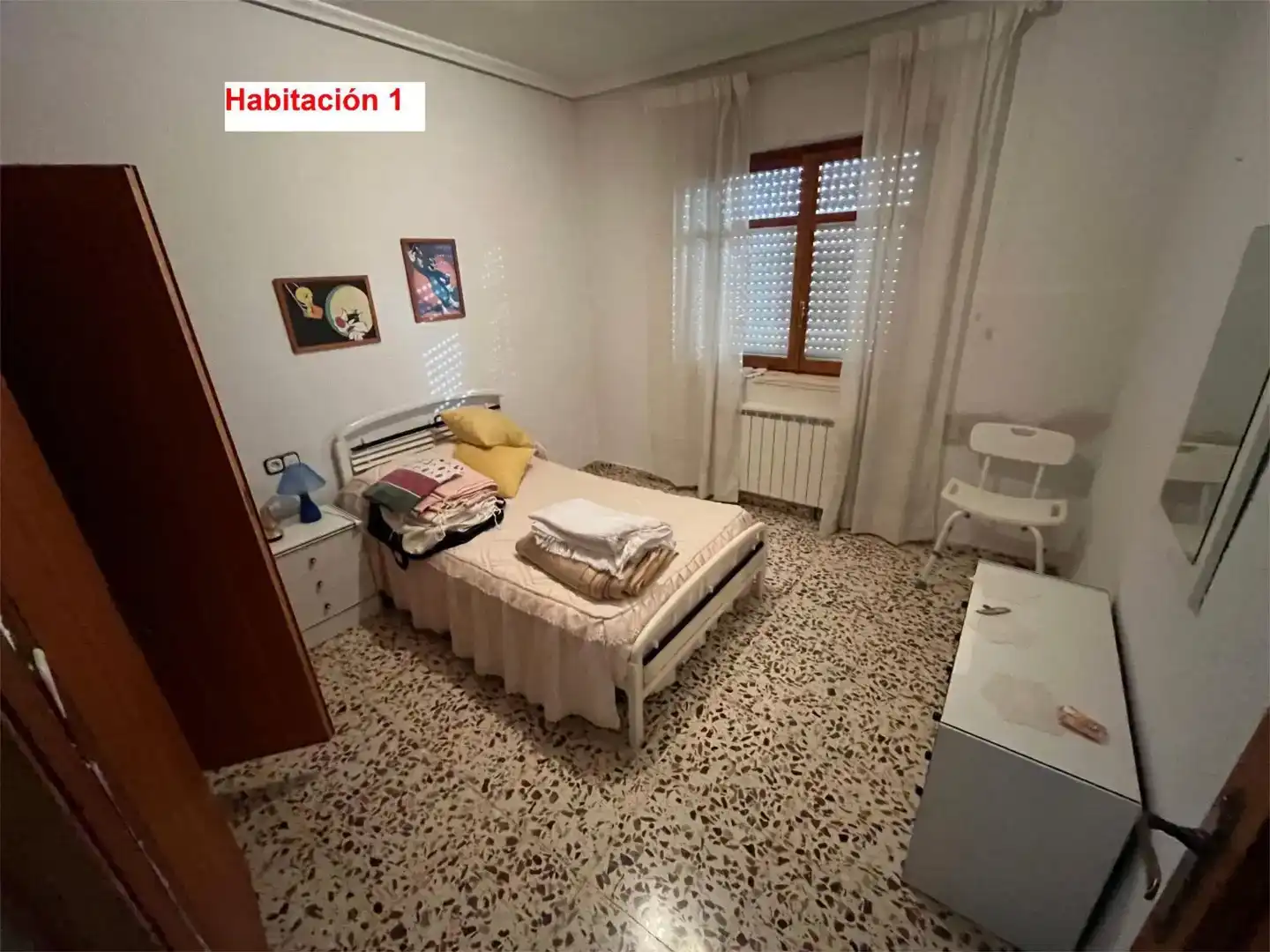 Bedroom of Flat for sale in Bonete  with Private garden, Terrace and Storage room