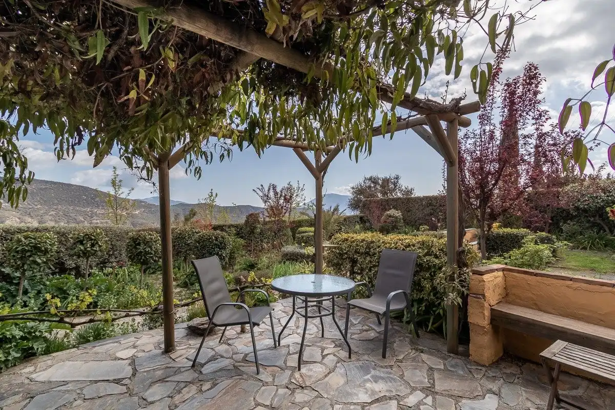 Terrassa de Casa o xalet en venda en Pórtugos amb Calefacció, Jardí privat i Terrassa