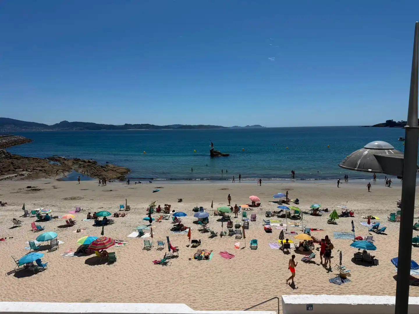 Vista exterior de Pis en venda en Sanxenxo amb Calefacció i Moblat