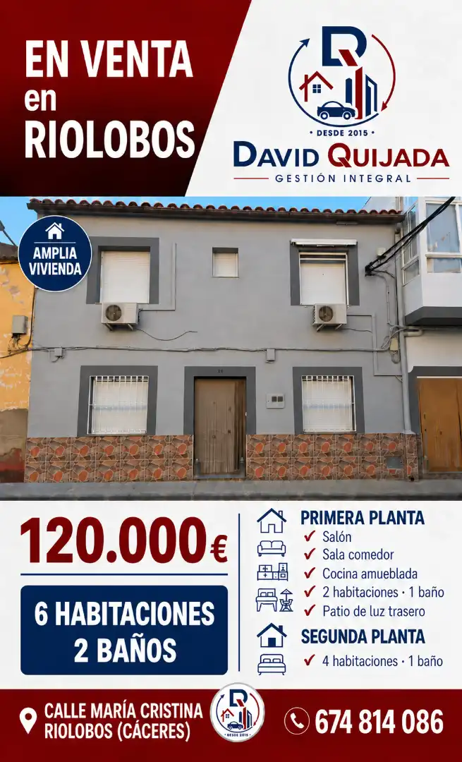 Maison mitoyenne à vendre à Calle Maria Cristina 24