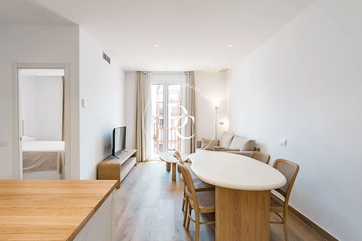 Living room of Flat for sale in Barcelona  with Air Conditioner, Heating and Terrace