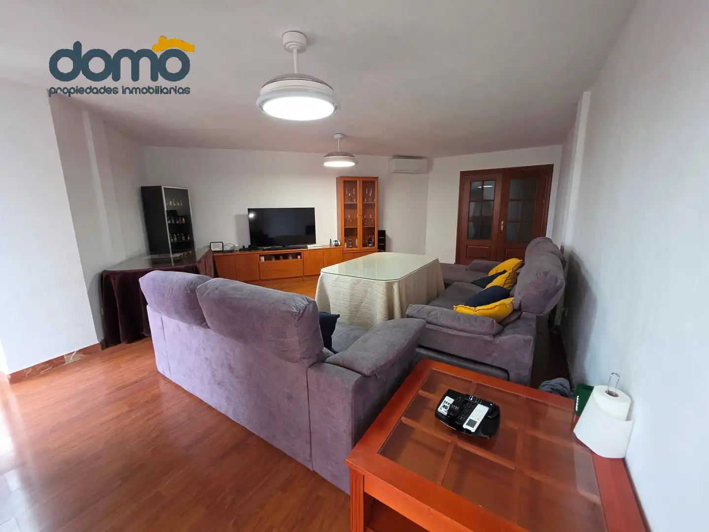 Living room of Flat for sale in El Ejido  with Air Conditioner, Parquet flooring and Terrace