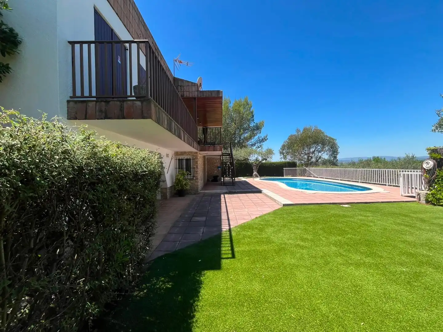 Terrassa de Casa o xalet de lloguer en Gelida amb Jardí privat, Traster i Piscina
