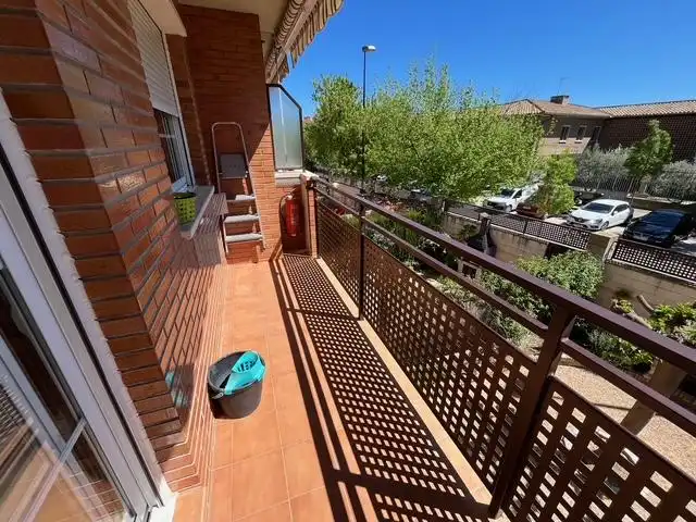 Balcony of Detached homes for sale in Zaragoza  with Heating, Private garden and Terrace