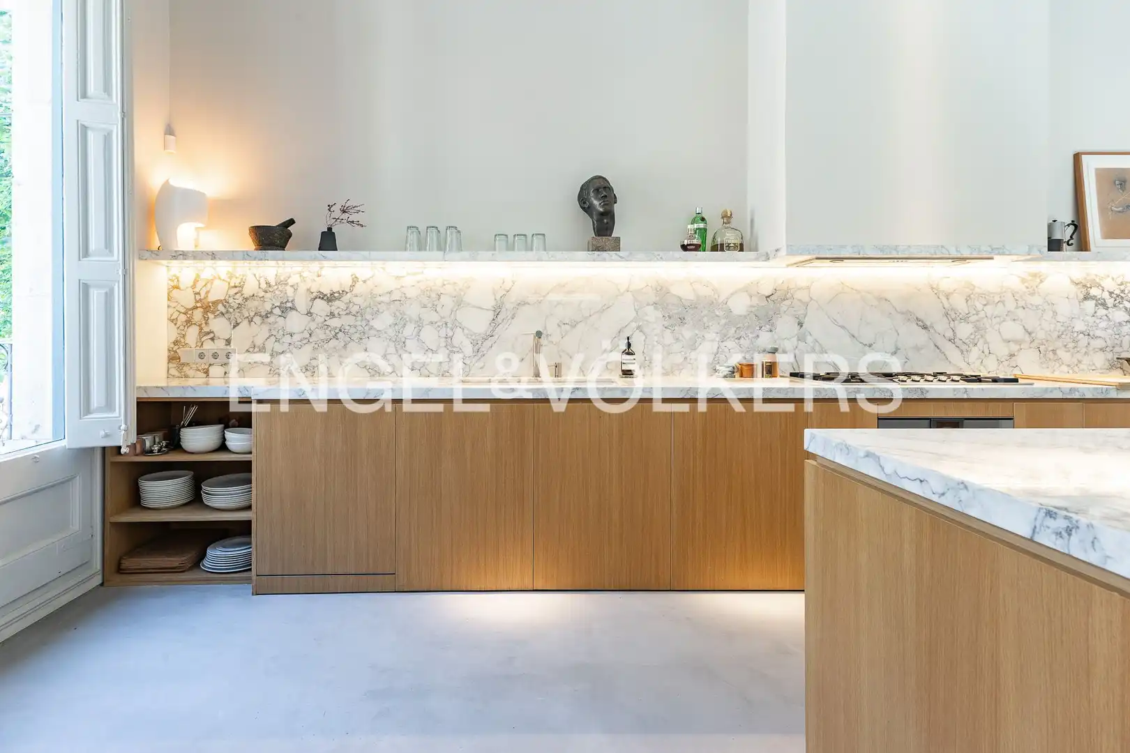 Kitchen of Houses for rent in Barcelona  with Air Conditioner, Heating and Private garden