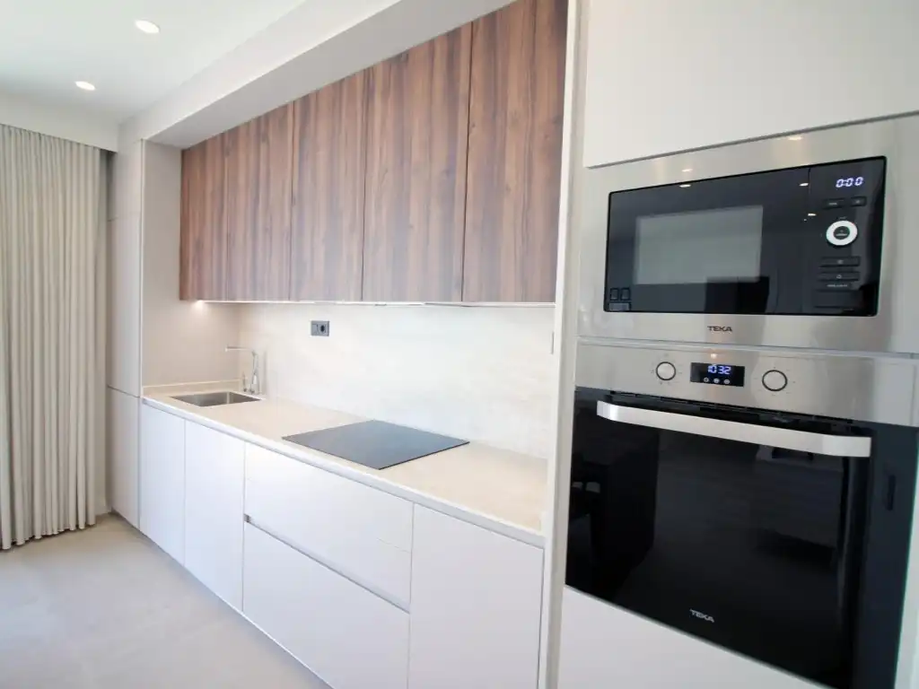 Cocina de Casa o chalet en venta en Pilar de la Horadada con Aire acondicionado, Jardín privado y Piscina