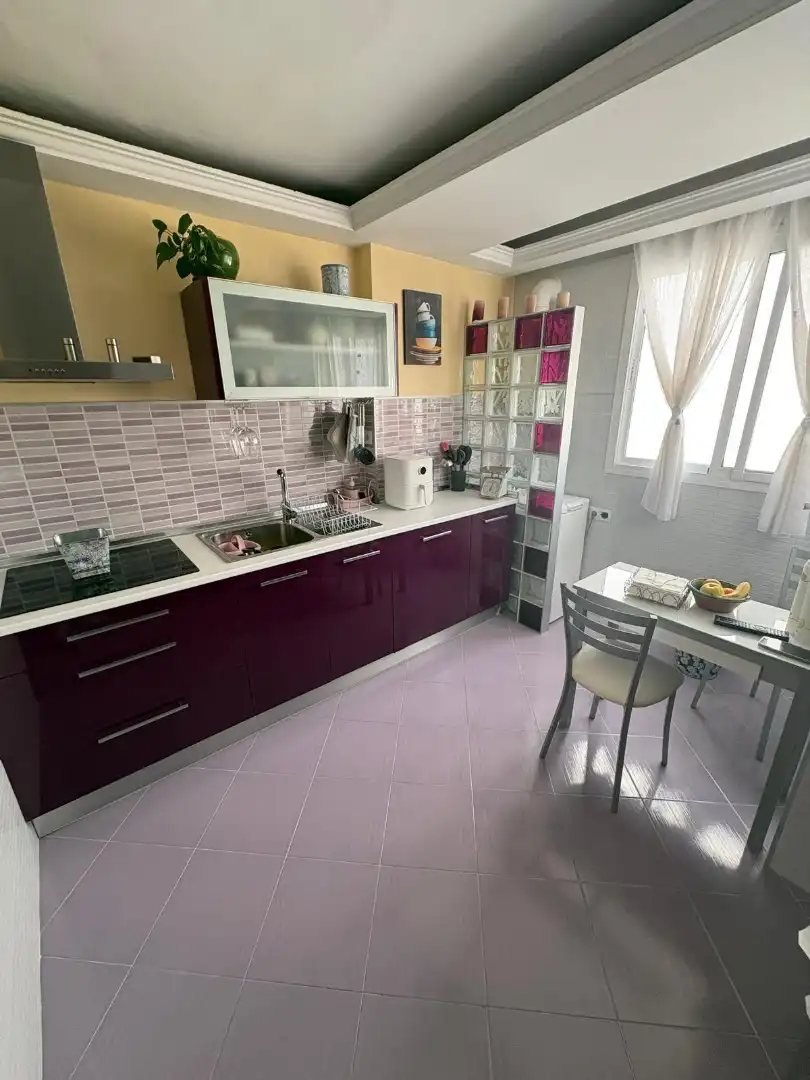Kitchen of Flat for sale in Jerez de la Frontera  with Air Conditioner, Parquet flooring and Terrace