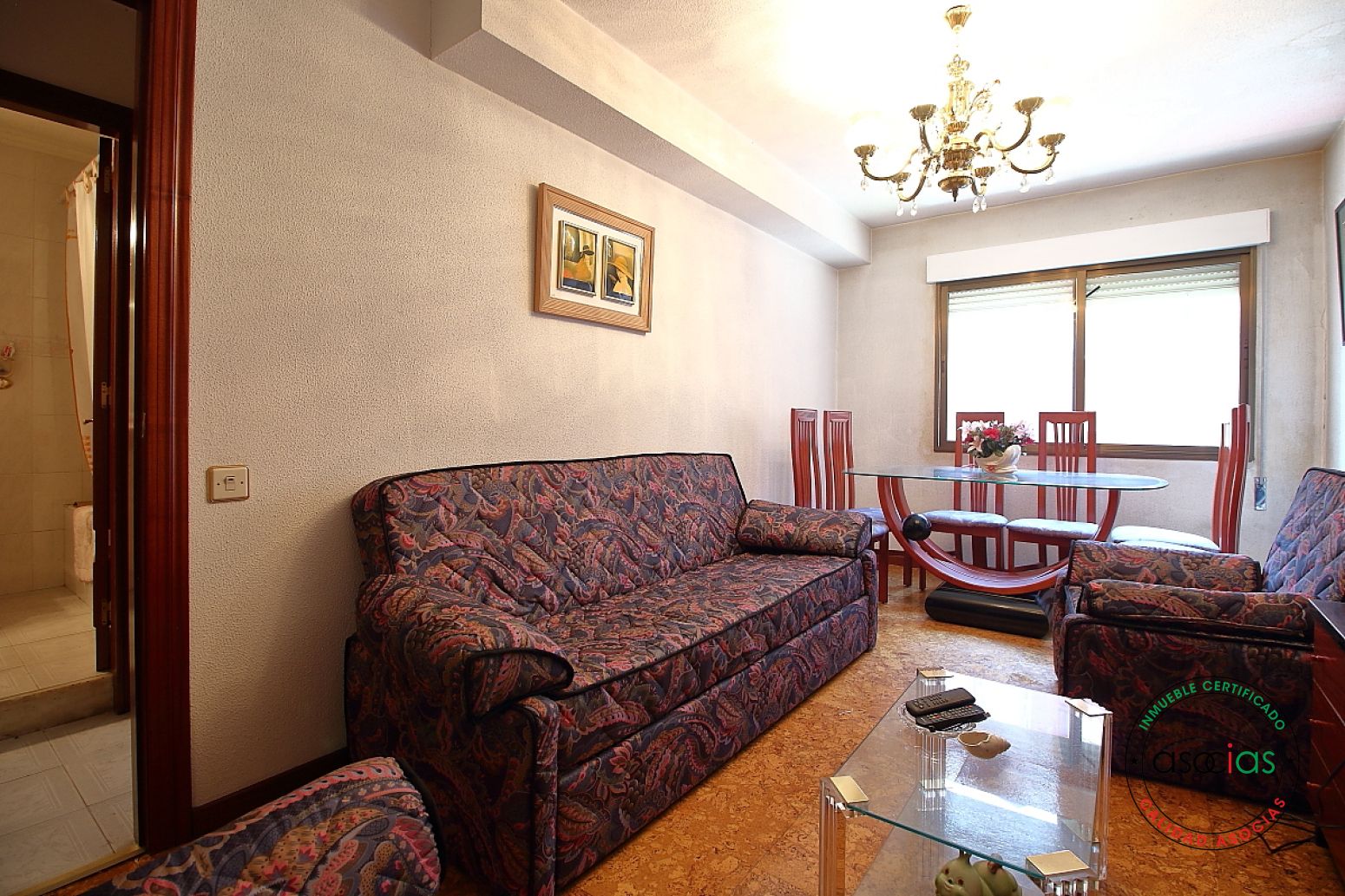 Sala d'estar de Pis en venda en Gijón  amb Calefacció i Parquet