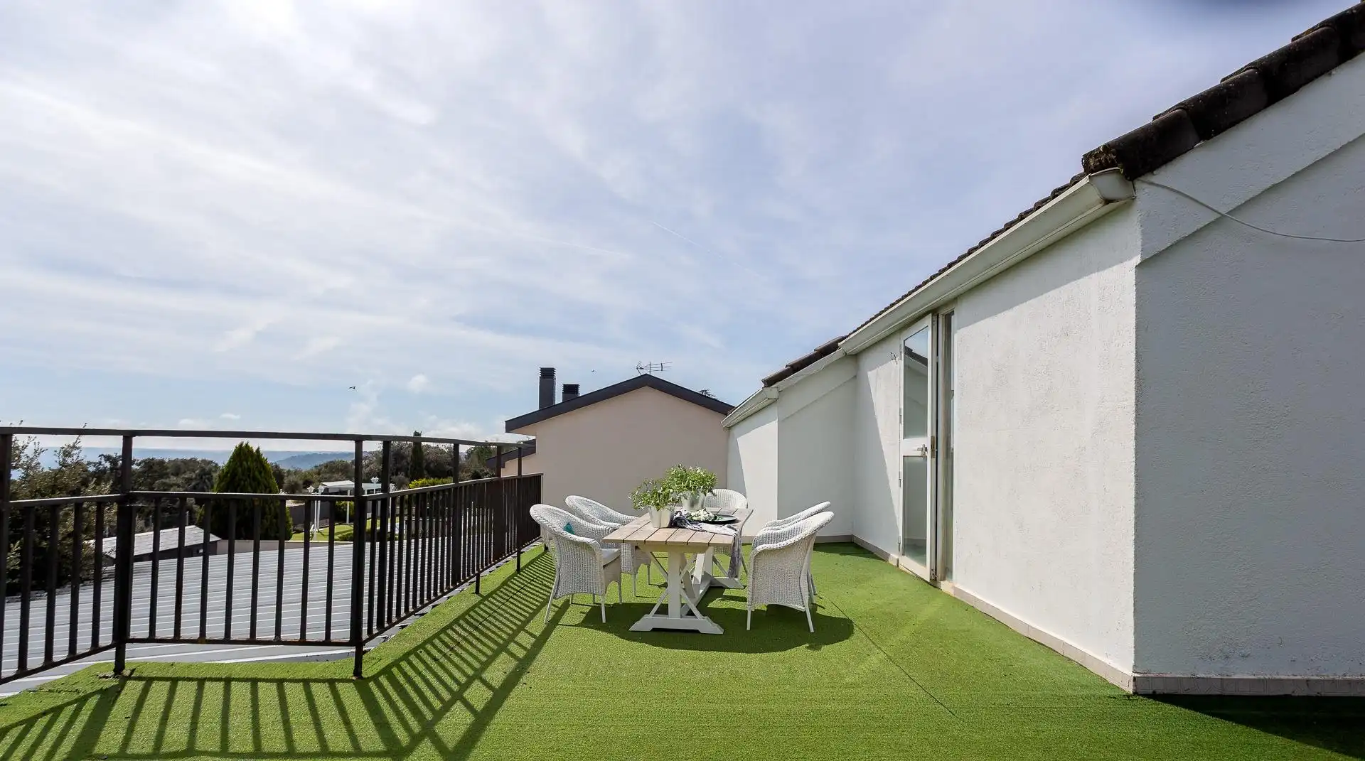 Terraza de Casa o chalet en venta en Villar del Olmo con Calefacción, Jardín privado y Terraza