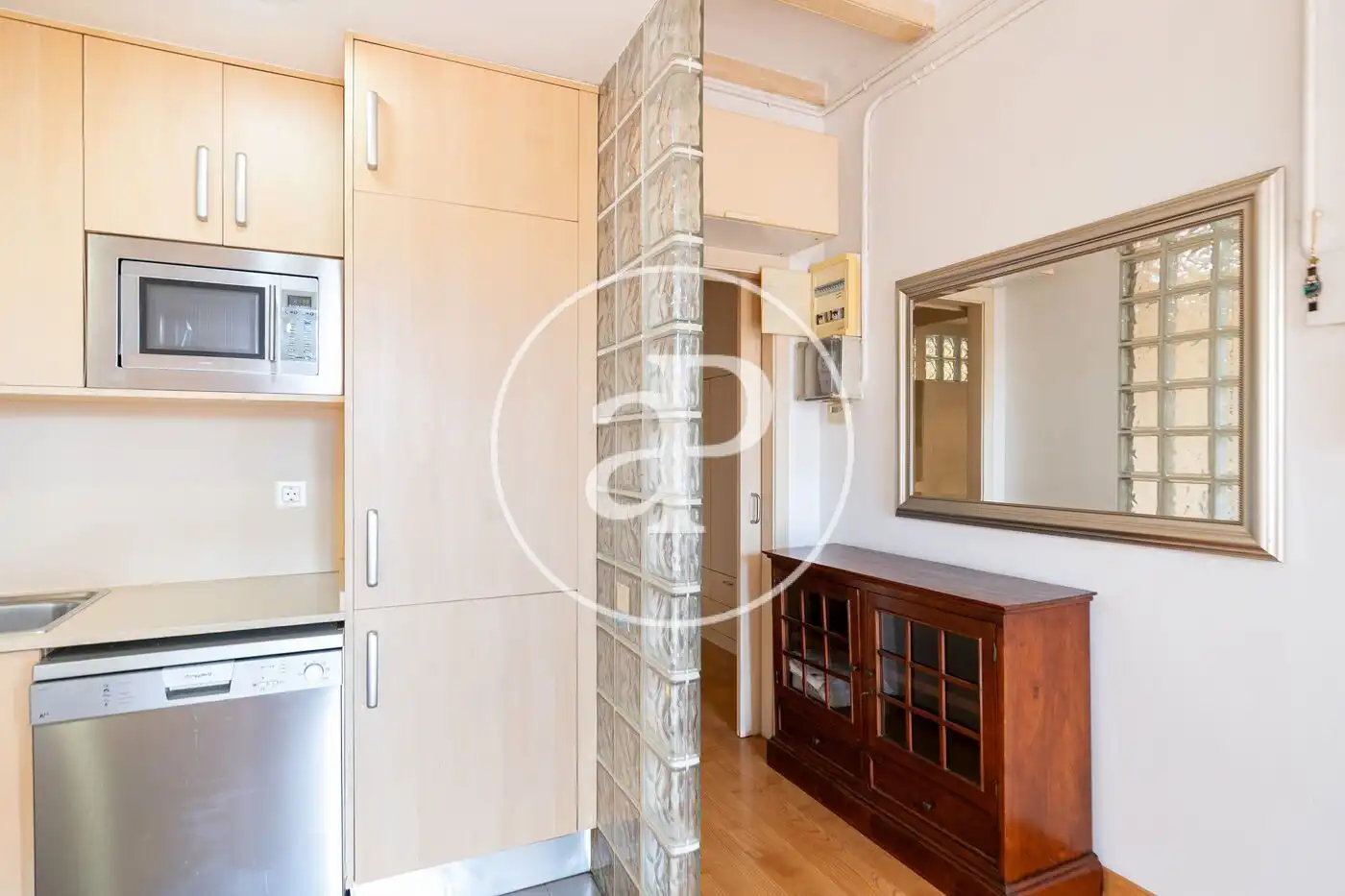 Kitchen of Attic for sale in Barcelona  with Heating and Balcony