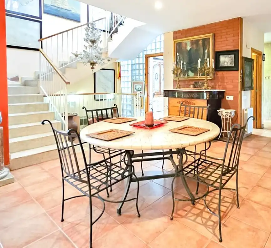 Dining room of Houses for sale in Sant Cugat del Vallès