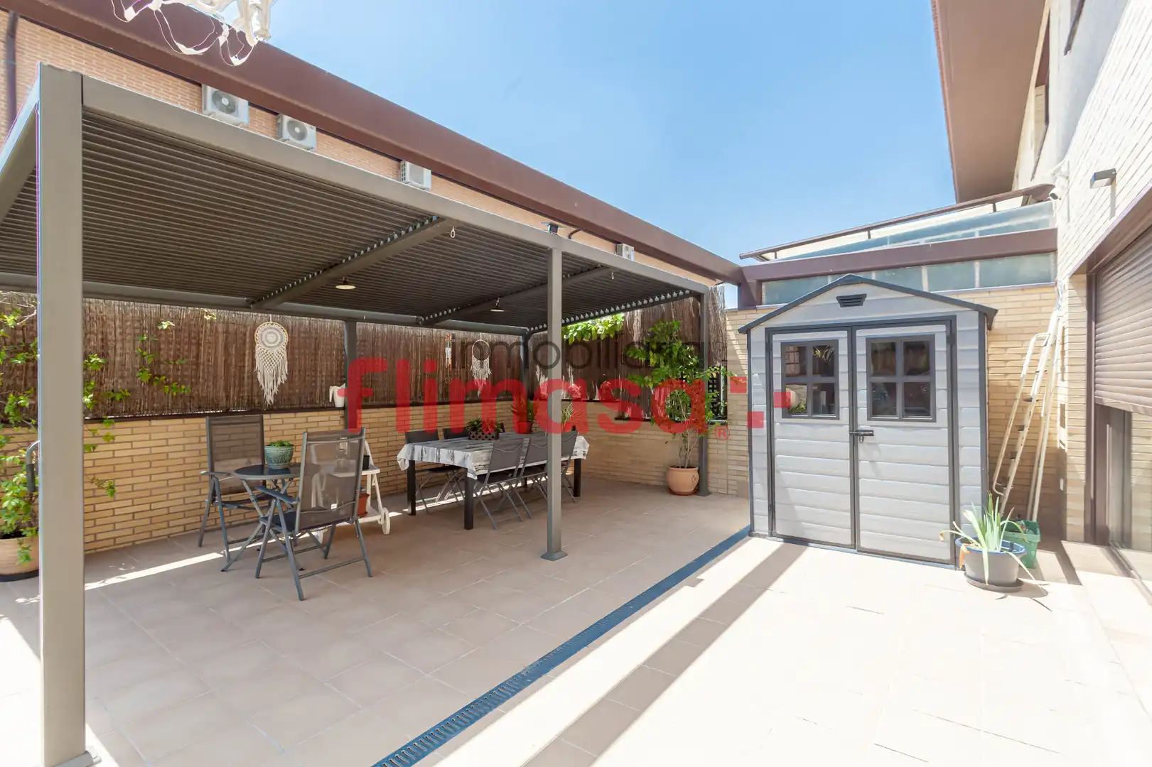 Terrace of Detached homes for sale in Villaviciosa de Odón  with Air Conditioner, Heating and Private garden