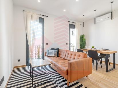 Living room of Flat for sale in  Barcelona Capital