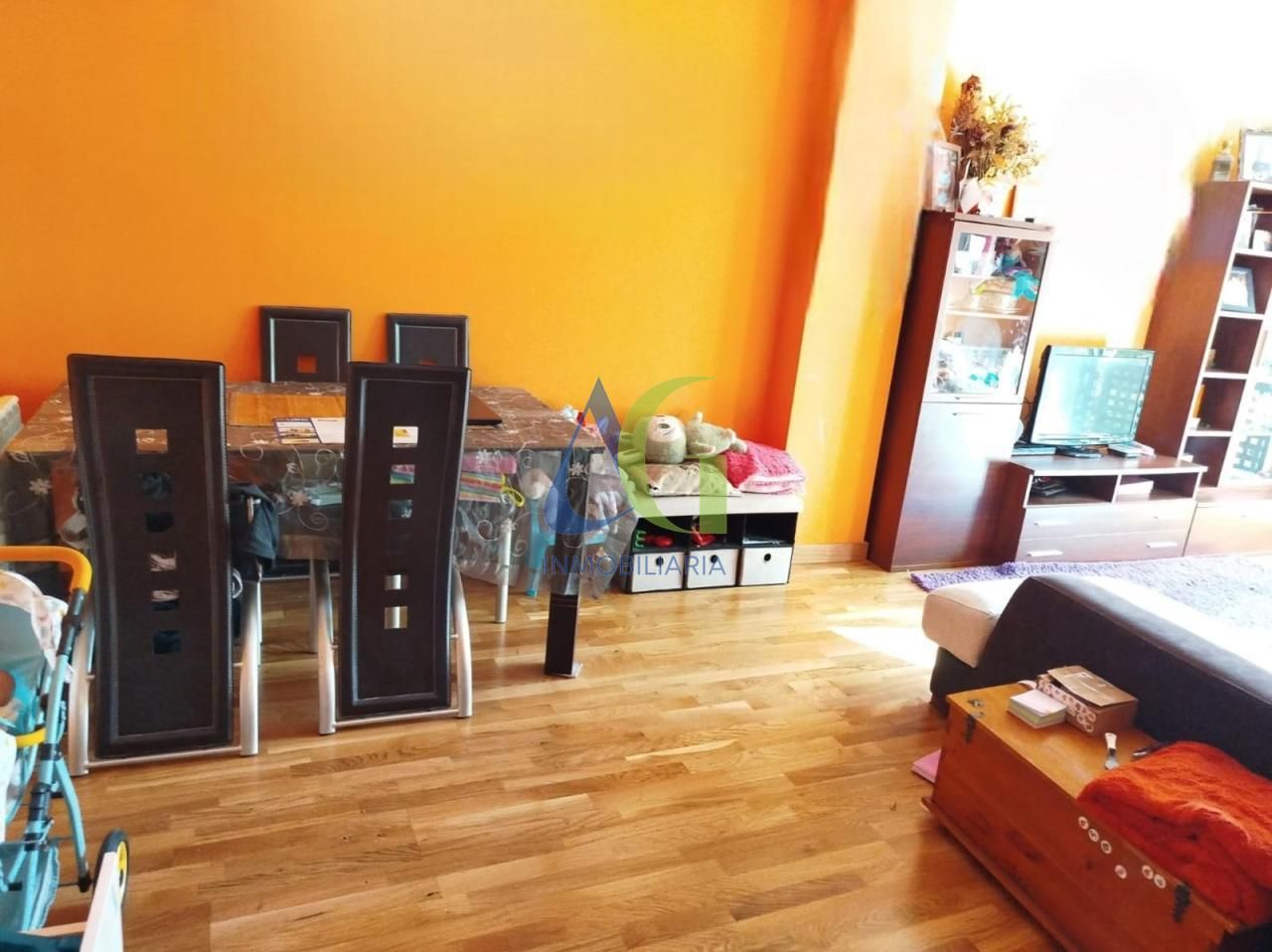 Dining room of Flat for sale in León Capital   with Heating, Parquet flooring and Terrace