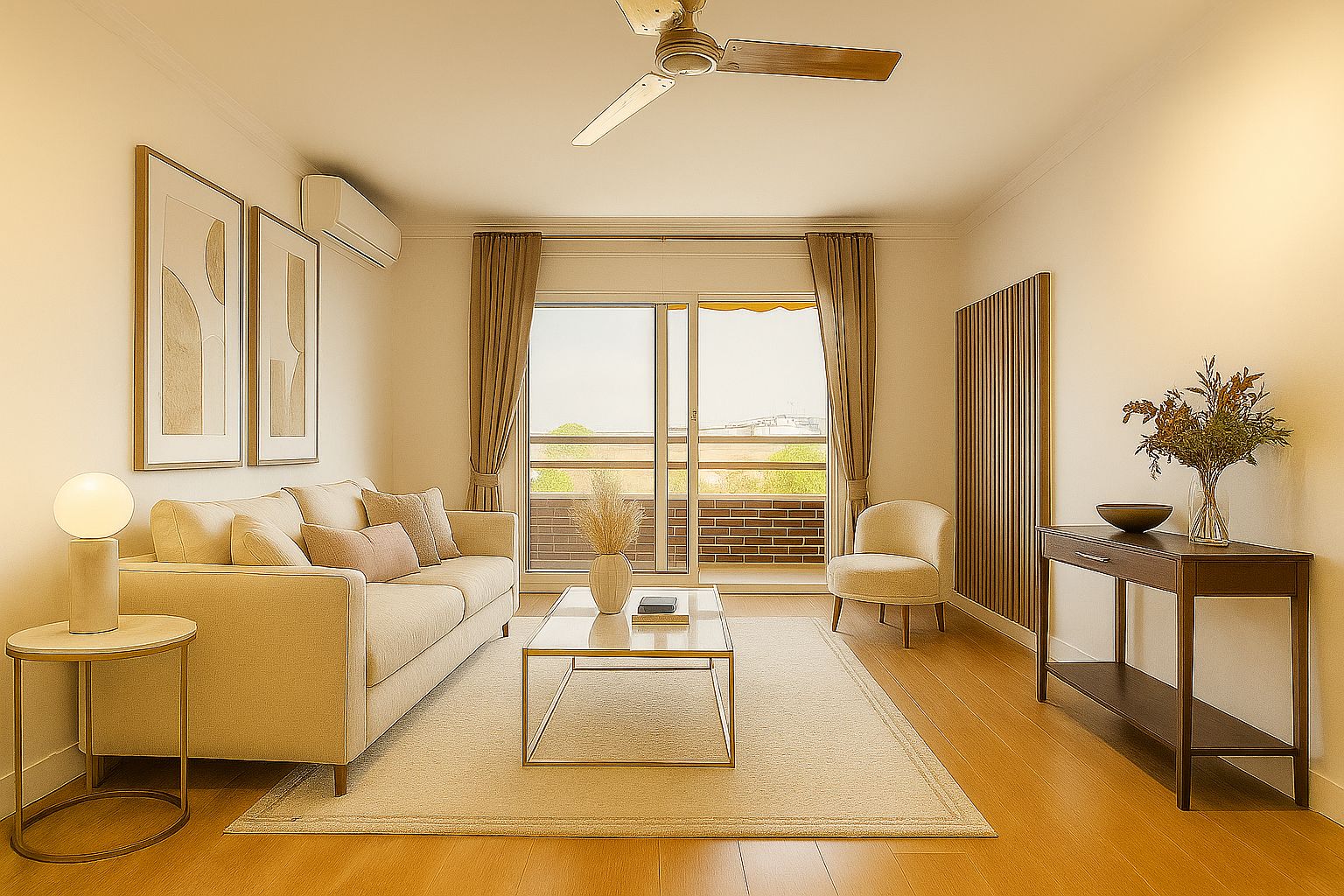 Sala d'estar de Pis en venda en Mataró amb Aire condicionat, Calefacció i Parquet